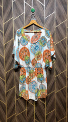 Mini Dress Linen Medium Size Chest 19 TO 20  Length 36