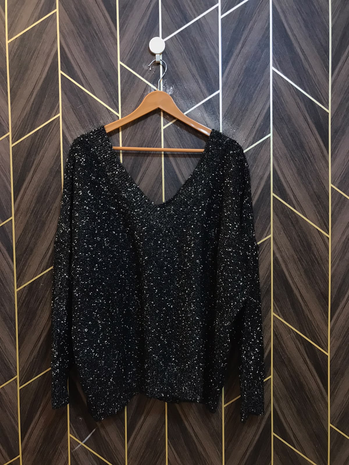 Women Crop Sweater Large | Size | Chest 20 | Length 26 baggy