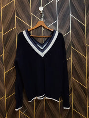 Women Crop Sweater Medium | Size | Chest 19 | Length 26 baggy