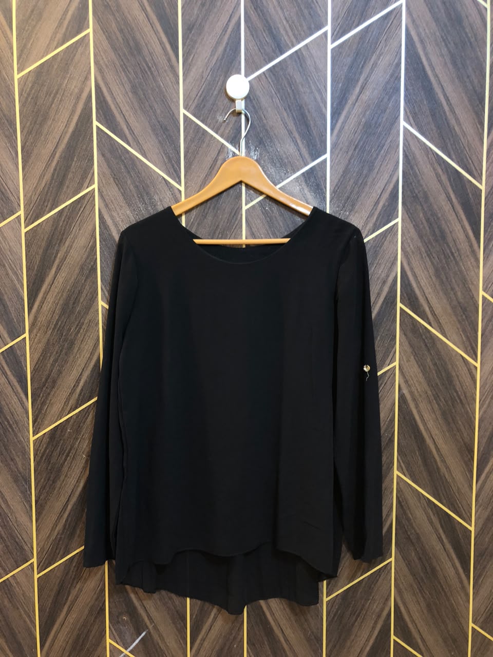 Western Top Chiffon (See Through) – Large Size (Chest: 20, Length: 27 )