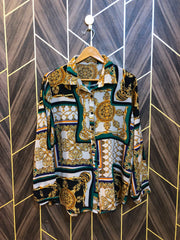 Western Top Chiffon – Large Size (Chest: 20, Length: 29  )