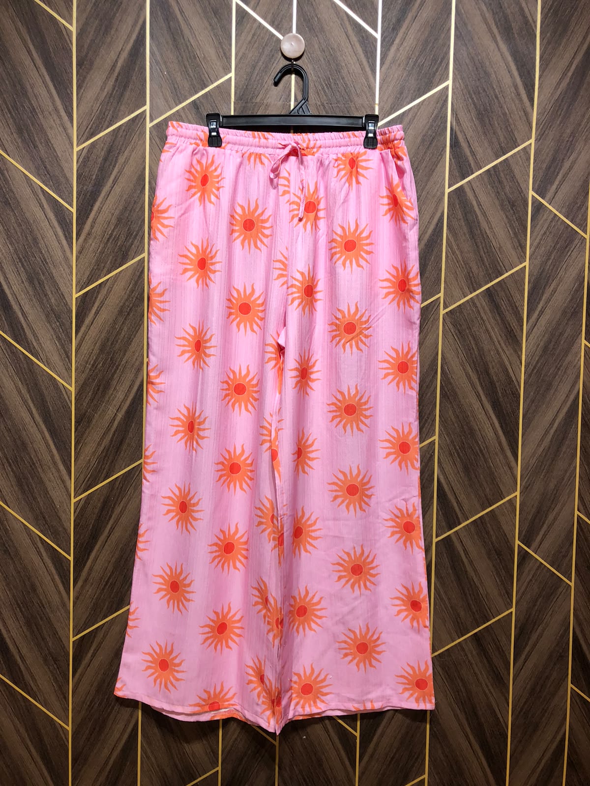 Western Chiffon Plazo Medium to Large | Size Waist 32–34 | Length 42