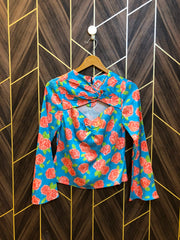 Western Top Silk – X-Small Size (Chest: 15 , Length: 21 )