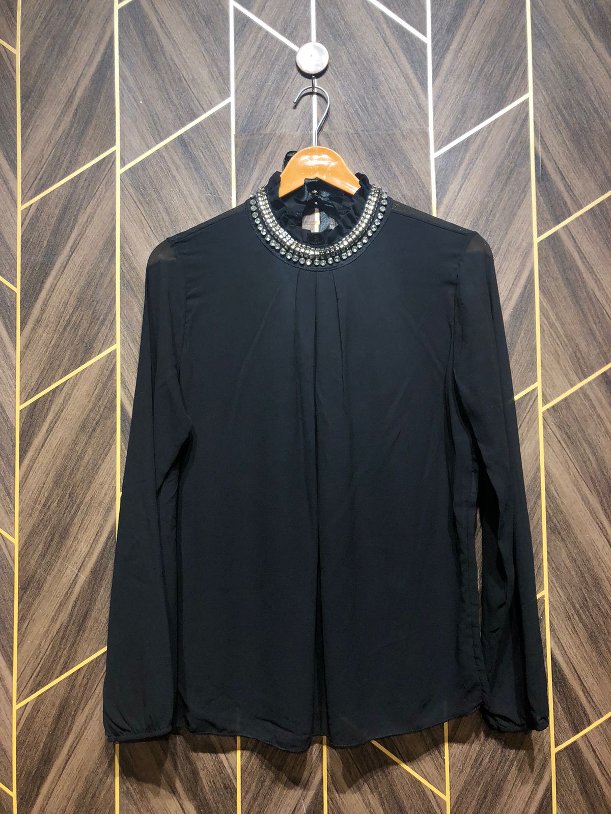 Western Top Chiffon – Small Size (Chest: 18, Length: 26 )