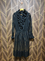 Western Long Maxi Chiffon Small | Size | Chest 18 | Length 44