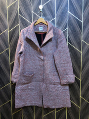 Women Wool Coat Large | Size | Chest 21  | Length 36