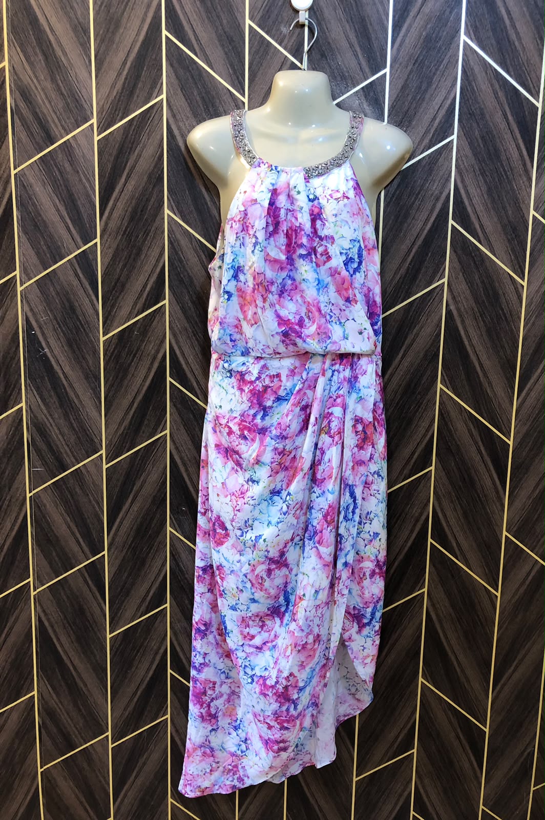 Western Long Maxi Chiffon Large | Size | Chest 20 | Length 57