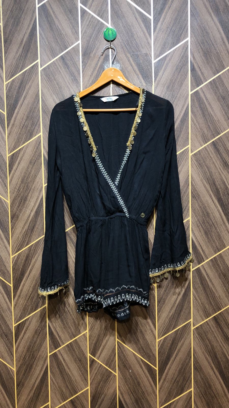 Mini Dress Linen Medium Size Chest 19 Length 30