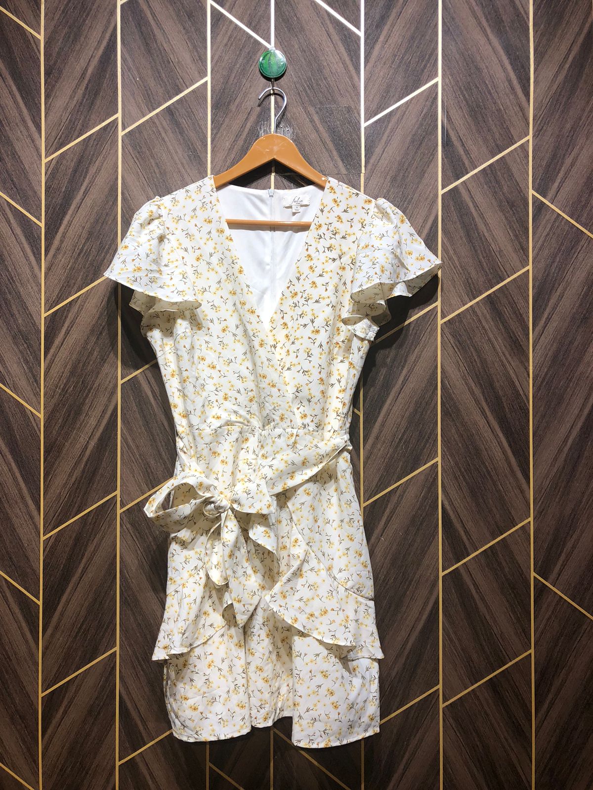Mini Dress Chiffon Medium Size Chest 19 Length 35