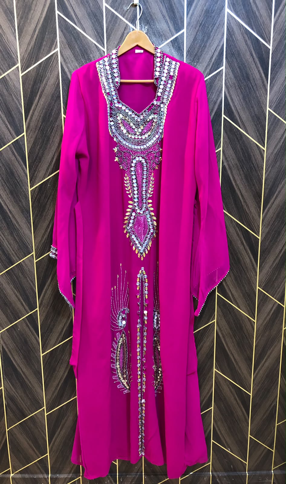 Western Long Maxi Chiffon 2XL | Size | Chest 24 | Length 60