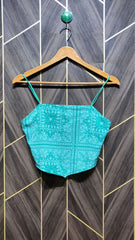 Trendy Silk CropTop Size X Small