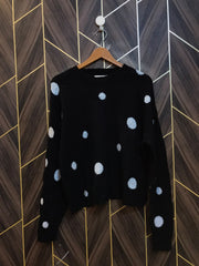 Women Crop Sweater Large | Size | Chest 21 | Length 23