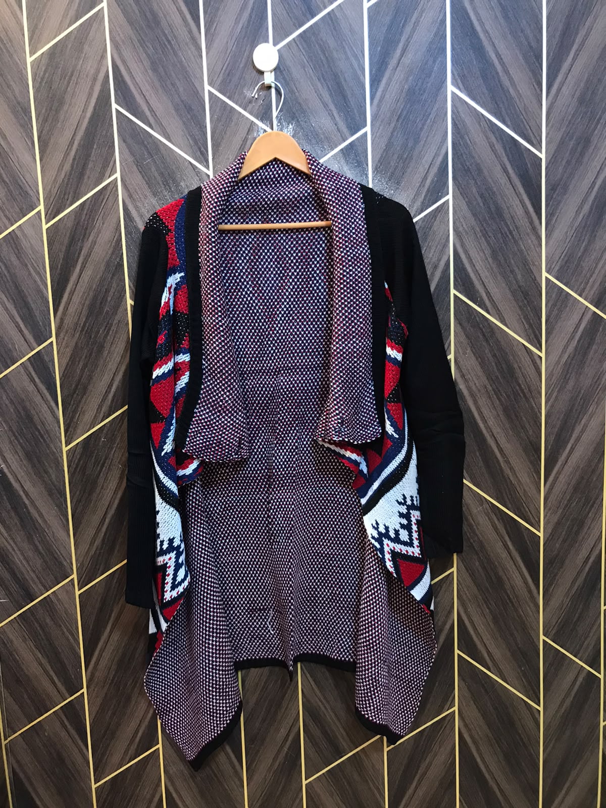 Women Wool Cardigan Sweater Large | Size | Chest 20 | Length 40