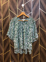 Western Top Chiffon (See Through) – Medium Size (Chest: 19, Length: 27 crop )