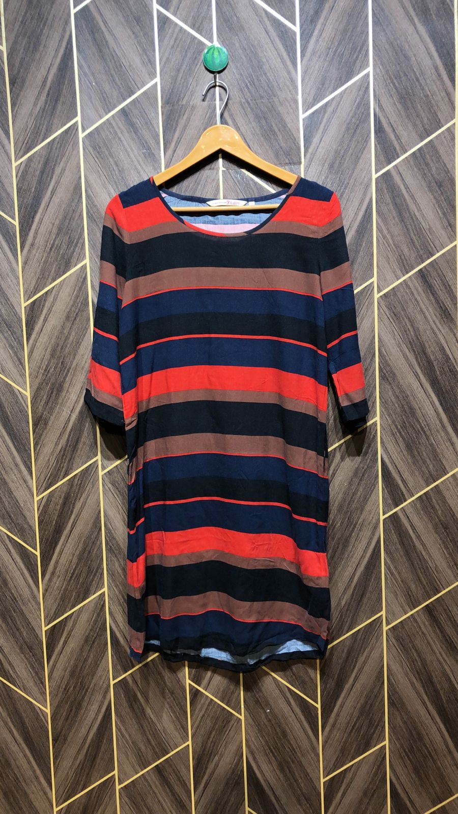 Women Long Shirt Linen Small | Chest 18 | Length 36
