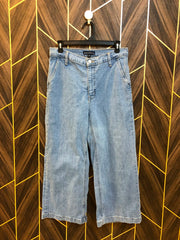 Women High Waist Wide Leg Jeans Medium | Waist 32  | Length 36