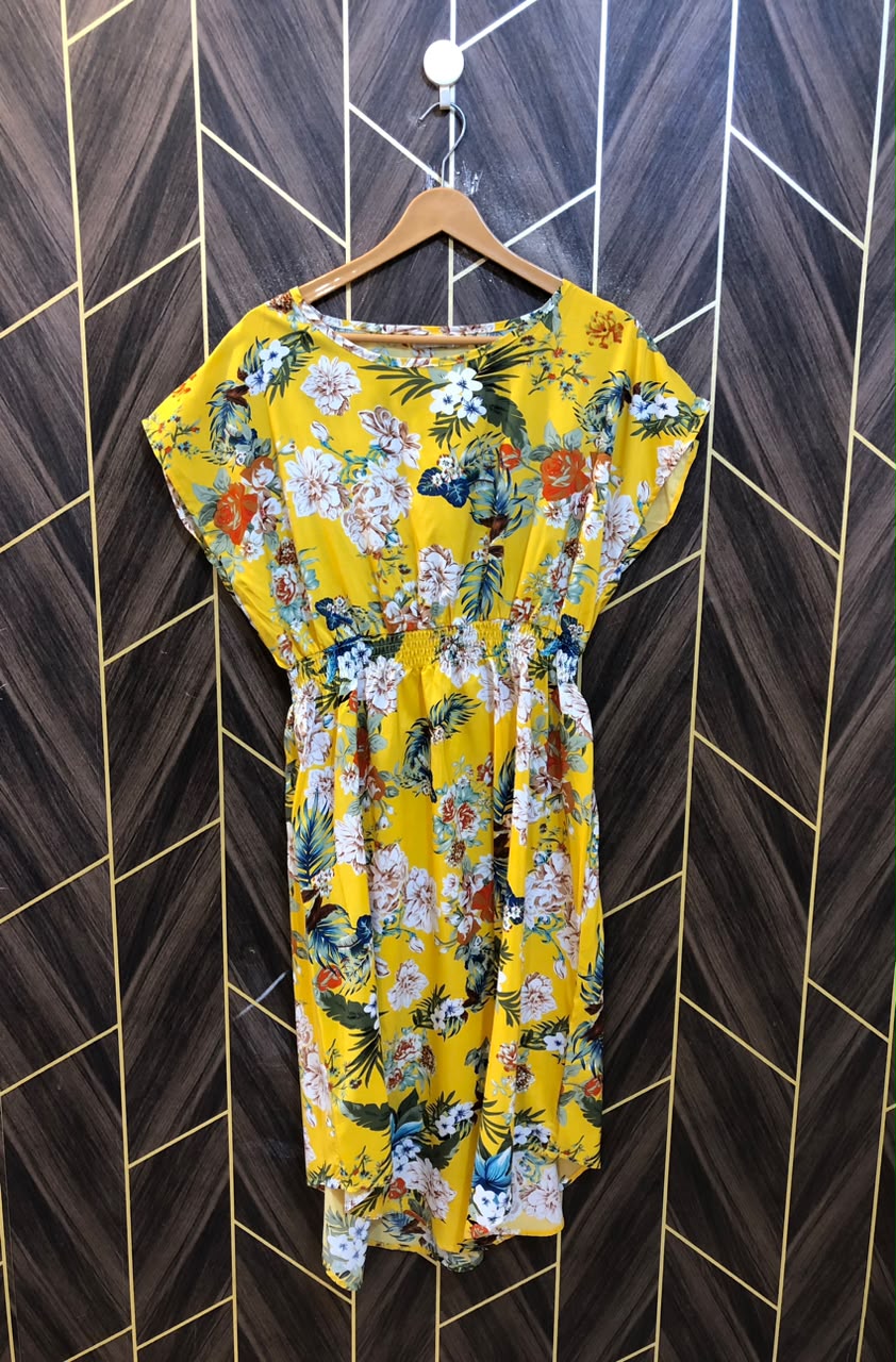 Western Long Maxi Silk Large | Size | Chest 20 | Length 43