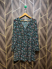 Mini Dress Chiffon Large Size Chest 20 Length 35