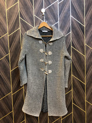 Women Wool Cardigan Sweater Small | Size | Chest 18 | Length 33