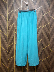 women plazo Chiffon waist 28 to 30 length 40