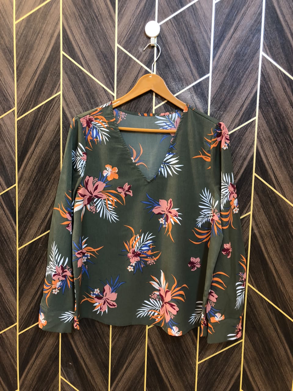 Western Top Chiffon – Large Size (Chest: 21  , Length: 25  )