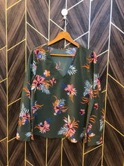 Western Top Chiffon – Large Size (Chest: 21  , Length: 25  )