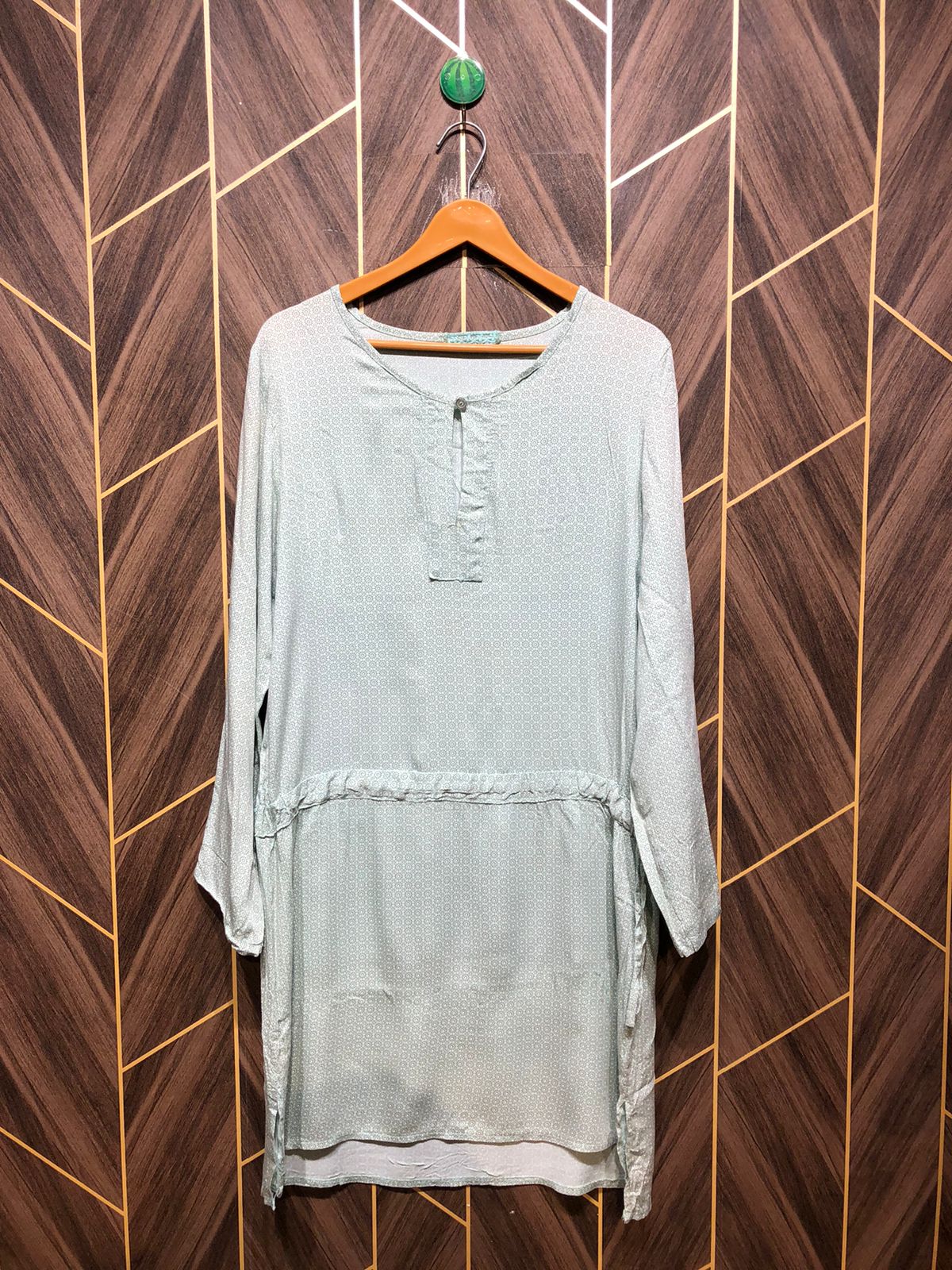 Women Long Shirt Linen X Large | Size | Chest 21 | Length 38