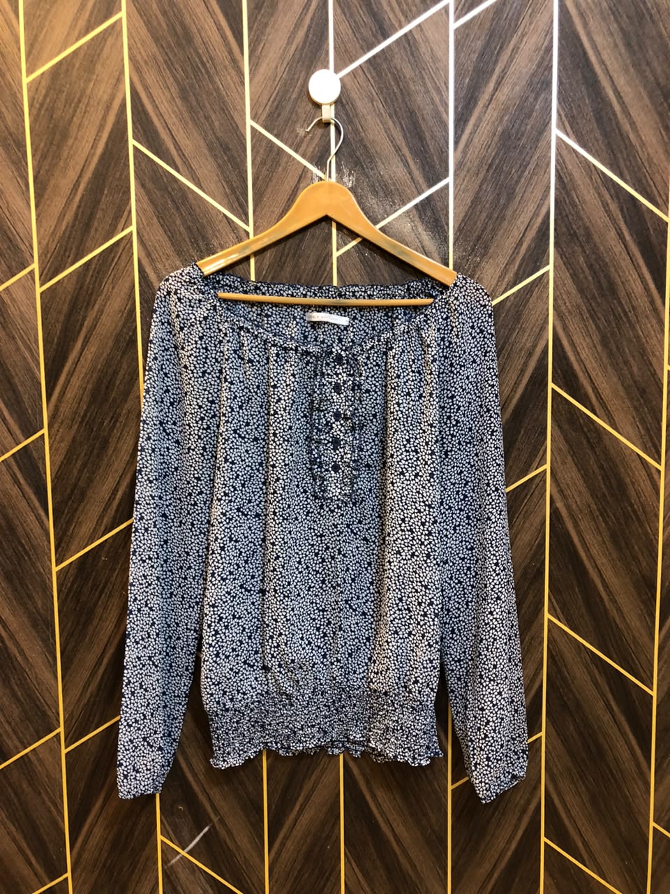 Western Top Chiffon (See Through) – Medium Size (Chest: 19, Length: 25 )