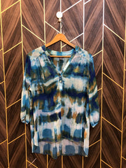 Western Top Chiffon (See Through) – X-Large Size (Chest: 22, Length: 29 )