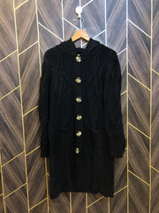 Women Wool Cardigan Sweater Small | Size | Chest 18 | Length 35