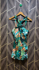 Mini Dress Chiffon Small Size Chest 15 Length 31