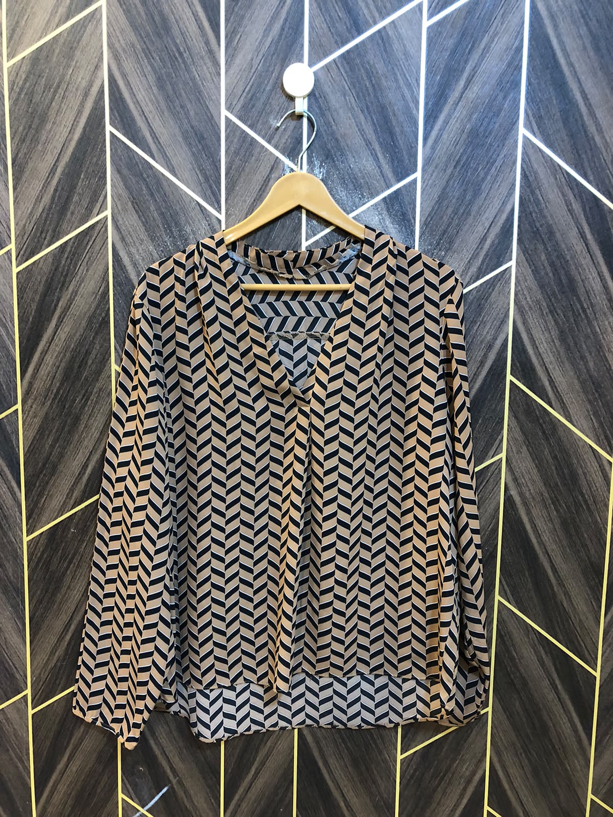 Western Top Chiffon – Large Size (Chest: 21 , Length: 28 )