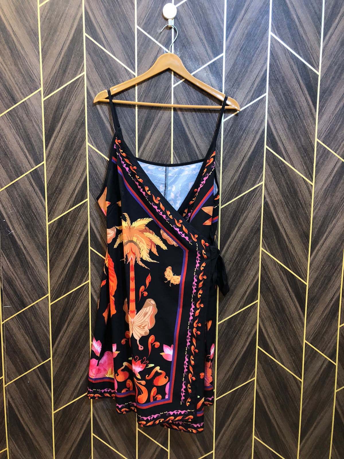 Mini Dress Silk X Large Size Chest 22 Length 38