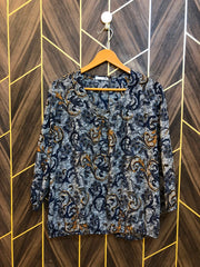 Western Top Chiffon – Medium Size (Chest: 19, Length: 25  )  baggy