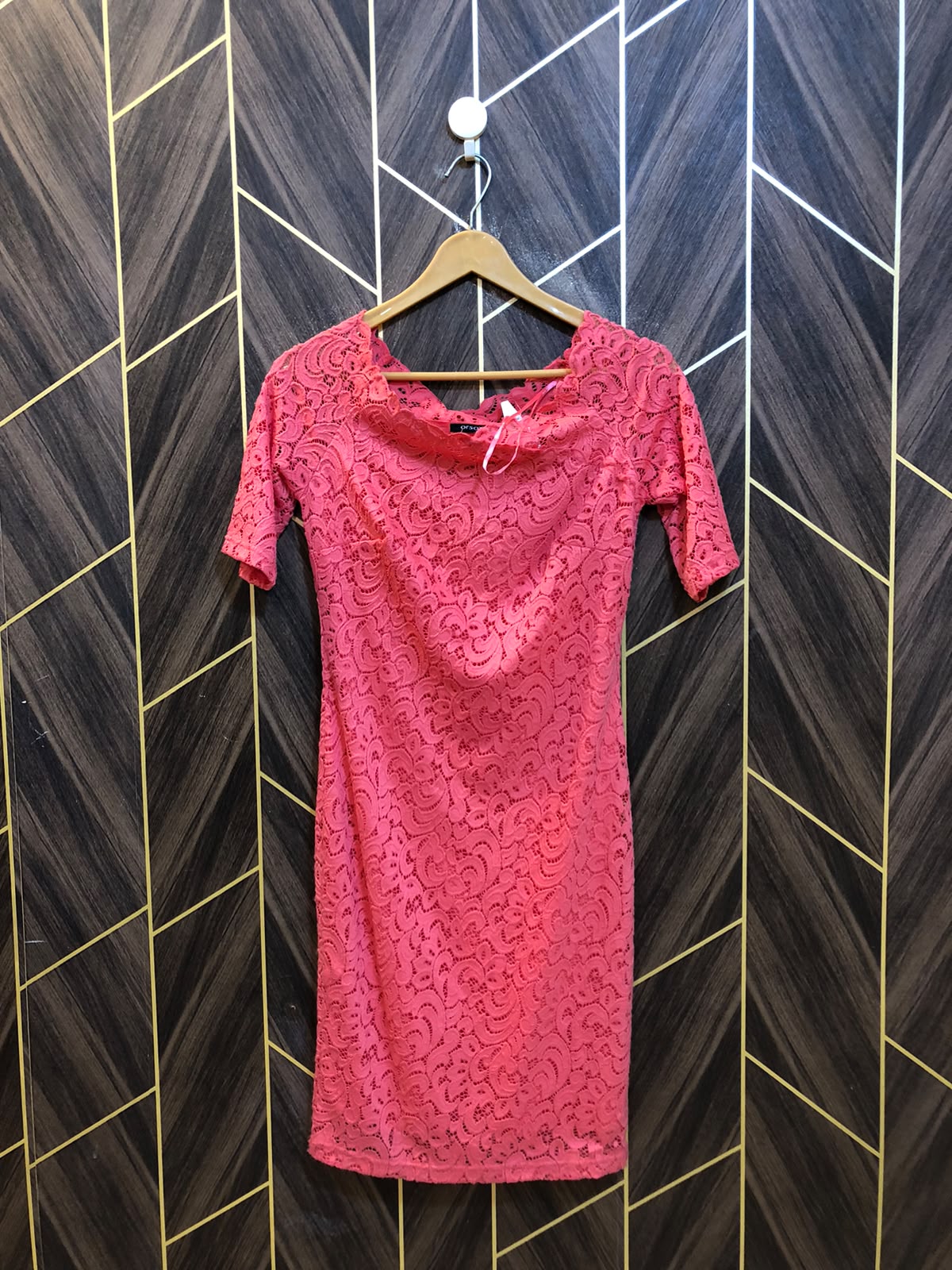 Mini Dress Net Jersey Small Size Chest 18 Length 37