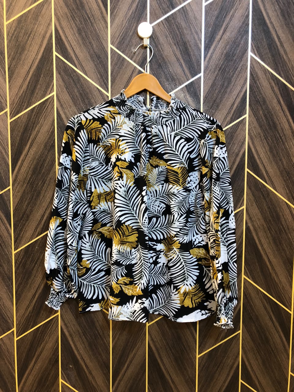 Western Top Chiffon – Large Size (Chest: 20, Length: 24  )