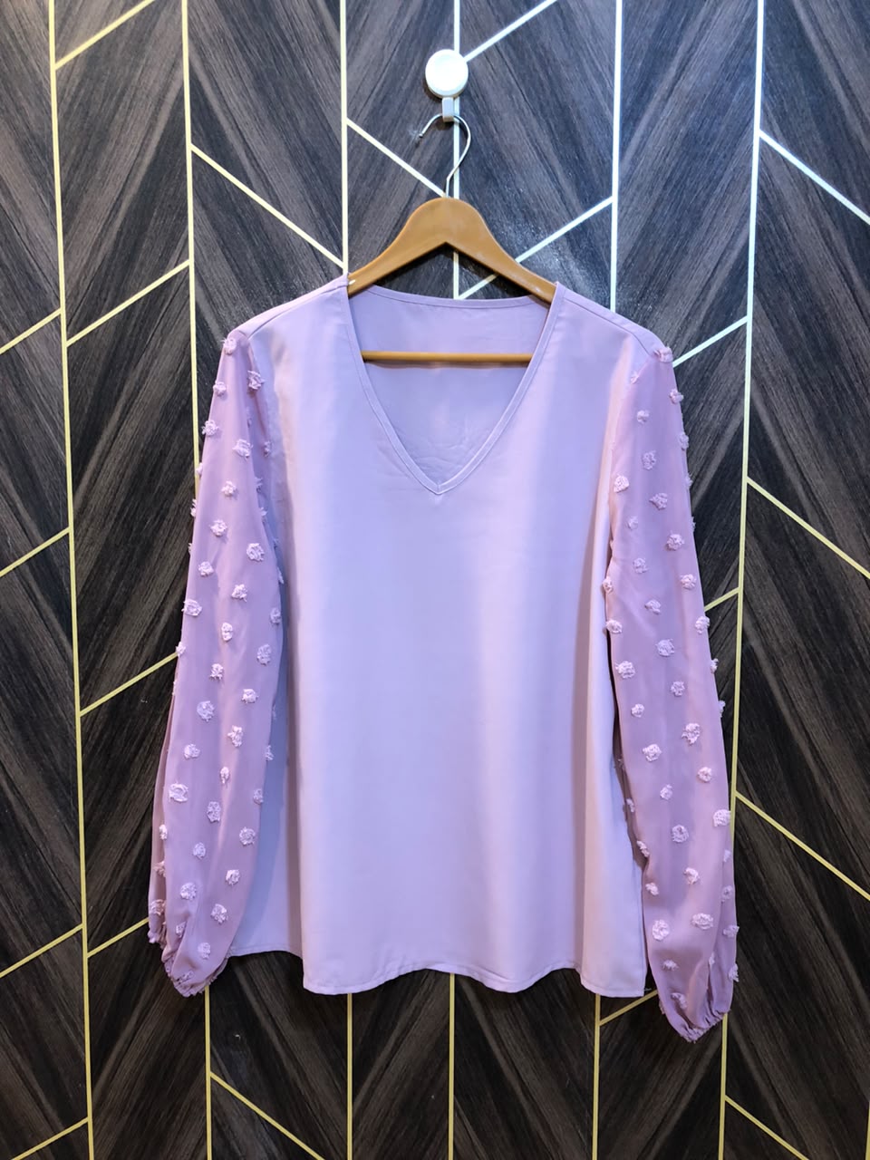 Western Top Chiffon – Large Size (Chest: 21  , Length: 26  )