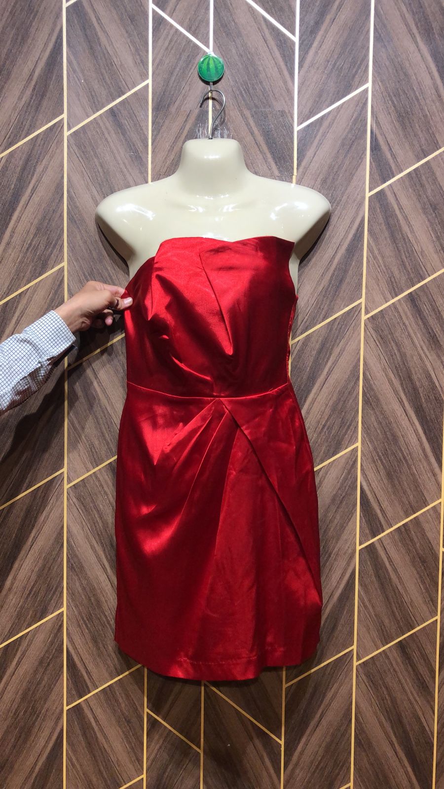 Mini Dress Silk Small Size Chest 16 Length 29
