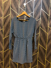 Mini Dress Chiffon X Small Size Chest 17 Length 34