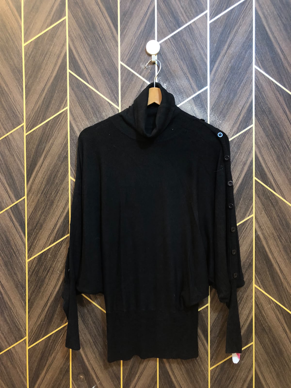 Women Crop Sweater Medium | Size | Chest 19 | Length 26 baggy