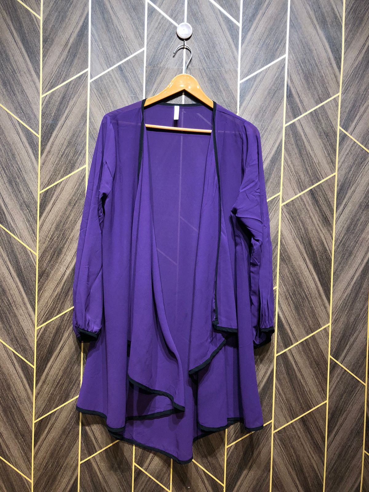 Western Top Chiffon (See Through) – X-Large Size (Chest: 22  , Length: 36 )