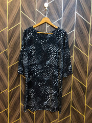 Women Long Shirt Linen Large | Chest 21  | Length 34