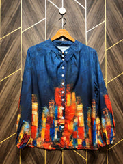 Western Top Silk – X-Large Size (Chest: 22, Length: 26  )