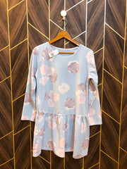 Women Long Shirt Jersey Medium | Chest 19 | Length 32