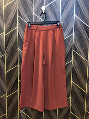 Western Chiffon Plazo X Small | Size Waist 26 | Length 32