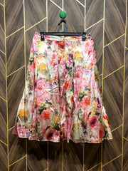 Western Cotton silk Skirts Medium | Size Waist 30 | Length 27