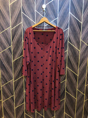 Women Long Shirt Jersey 2XL | Chest 24 | Length 41