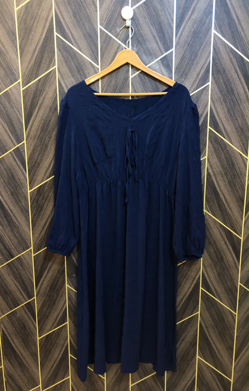 Western Long Maxi Chiffon Medium | Size | Chest 19 | Length 43