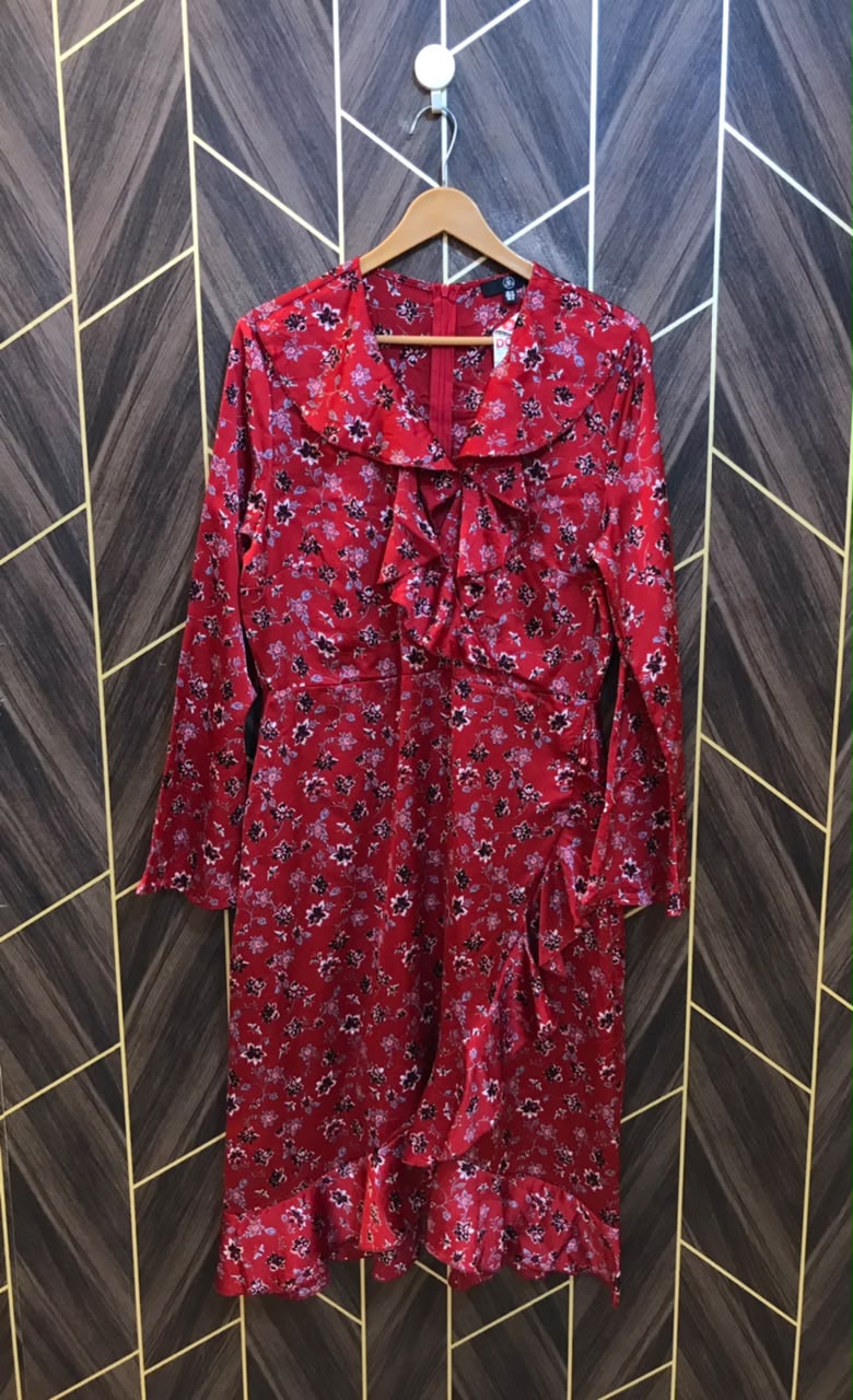 Western Long Maxi Silk Large | Size | Chest 20 | Length 45
