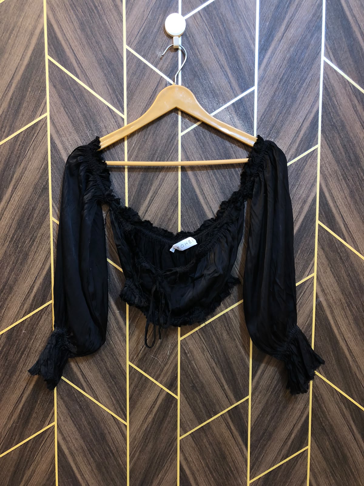 Trendy Silk CropTop Size X Small
